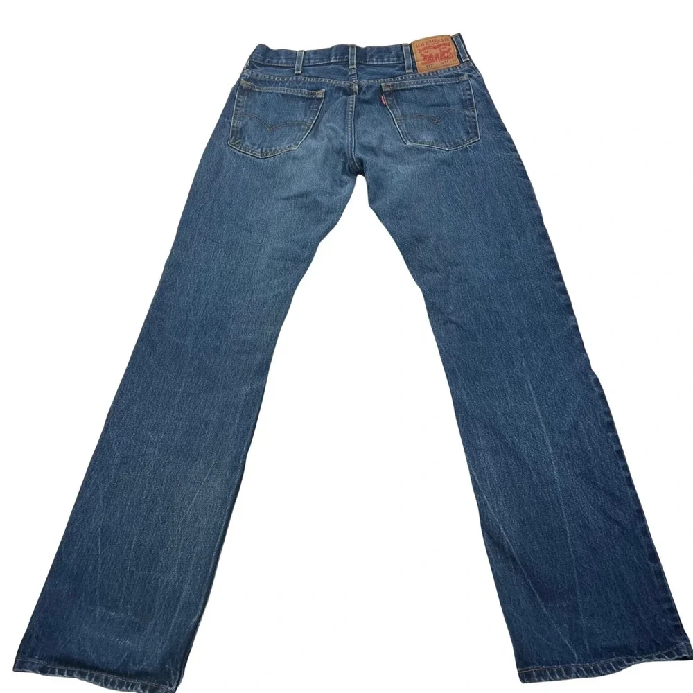 Levis 517 Bootcut Jeans Mens 34x36 (Actual 33x34) Med Wash Denim Classic Read